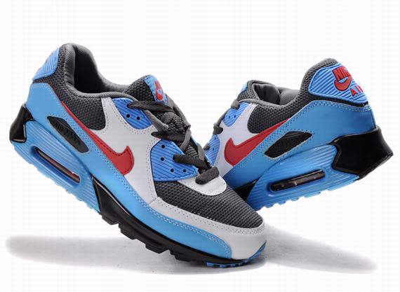 New Men'S Nike Air Max Black/ /Deepskyblue/Red